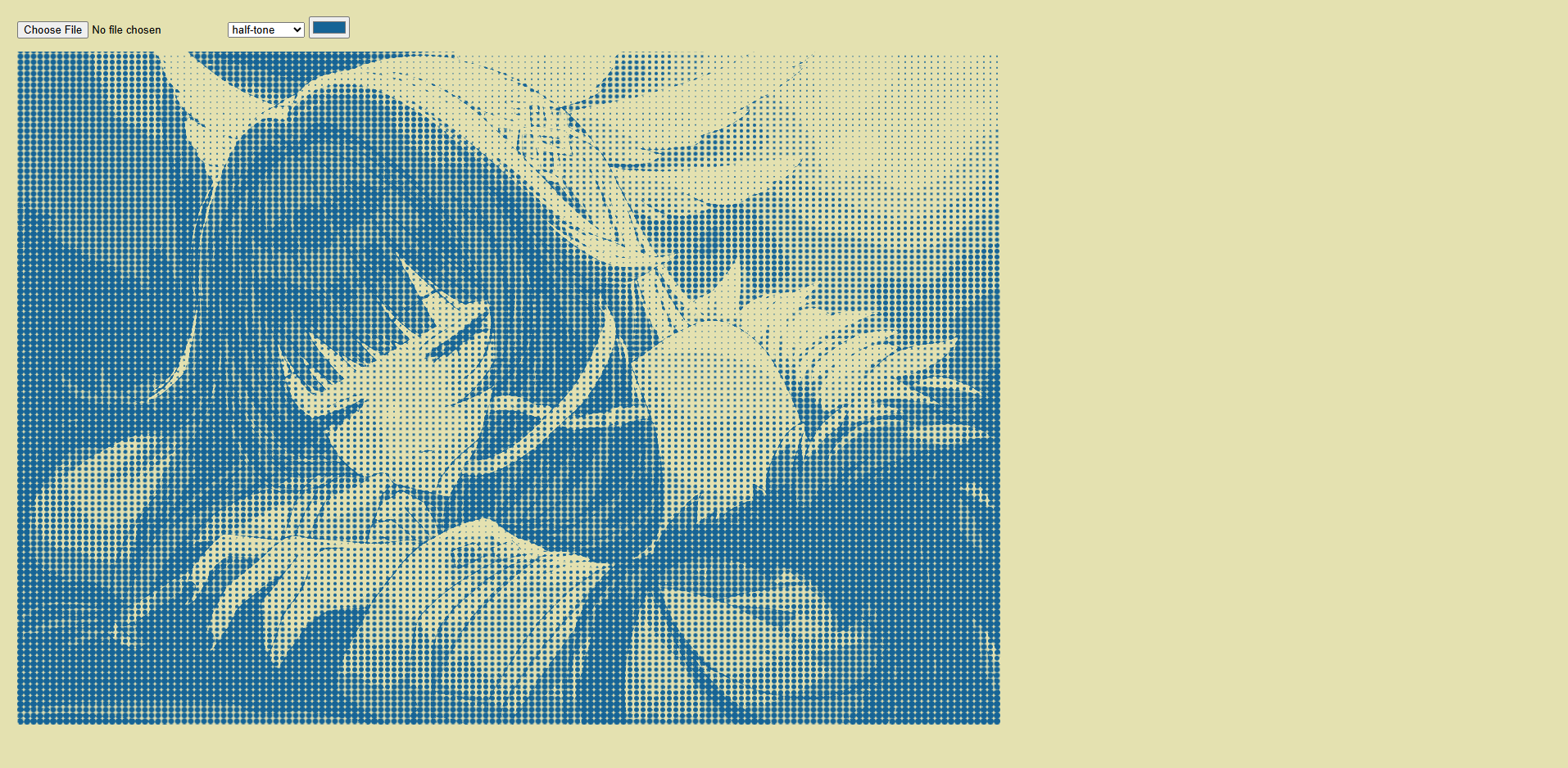 SVG Half-tone Filter